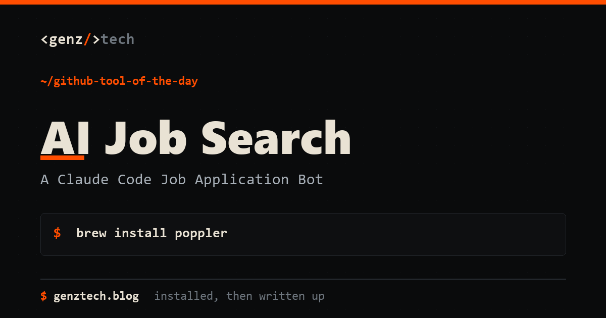 AI Job Search Setup: A Claude Code Job Application Bot, Tutorials explainer
