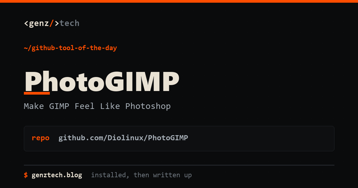 PhotoGIMP Setup: Make GIMP Feel Like Photoshop, Tutorials explainer