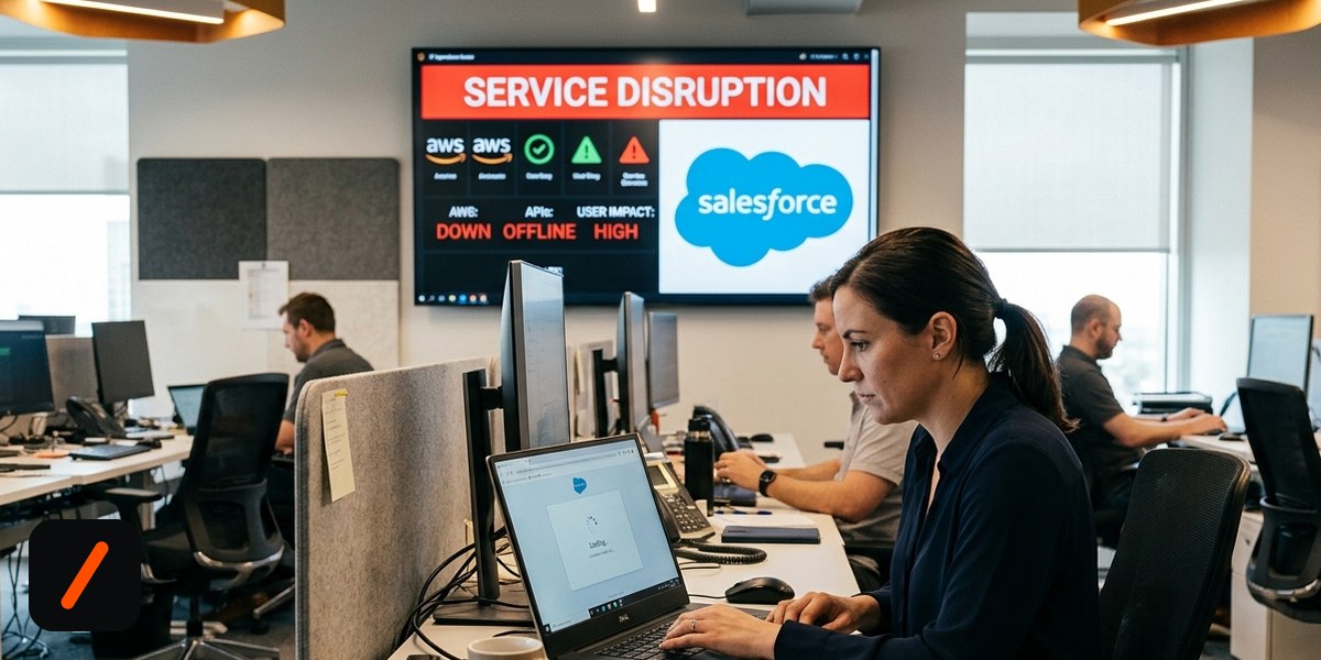 Salesforce Global Outage Disrupts Amazon, Walmart, Toyota, Internet explainer from GENZ TECH