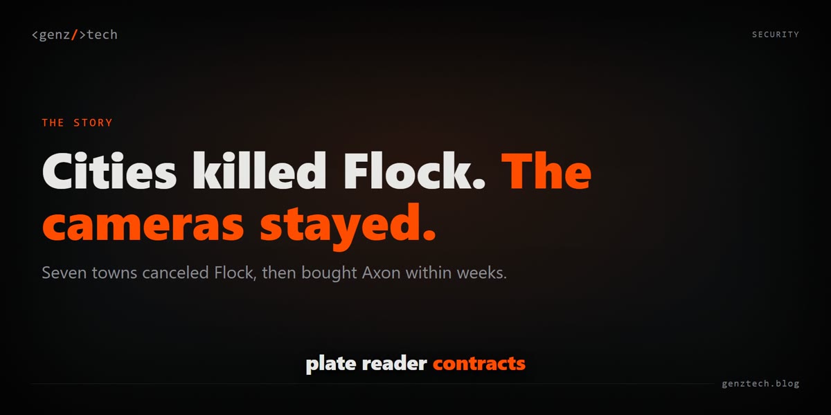 Why cities swapped Flock for Axon plate readers