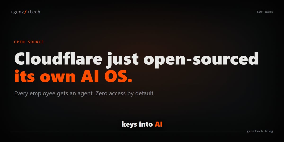 Cloudflare OS: an open agent platform for work, explained