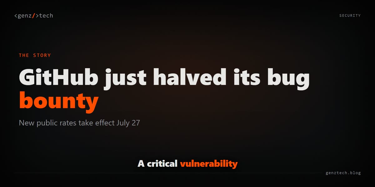 GitHub halves public bug bounty payouts