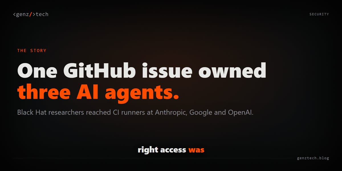 How one GitHub issue hijacked three AI coding agents