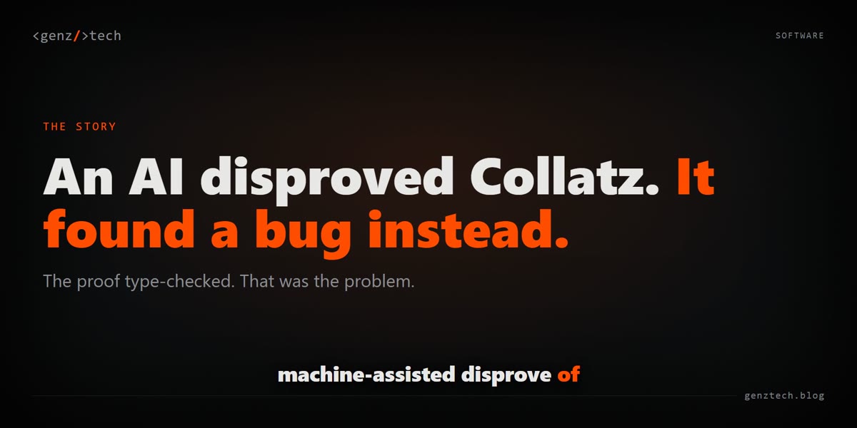 How an AI Collatz proof broke Lean's kernel