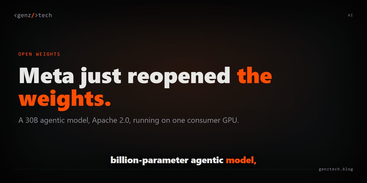 Meta opens Muse Glimmer, a 30B local agent model