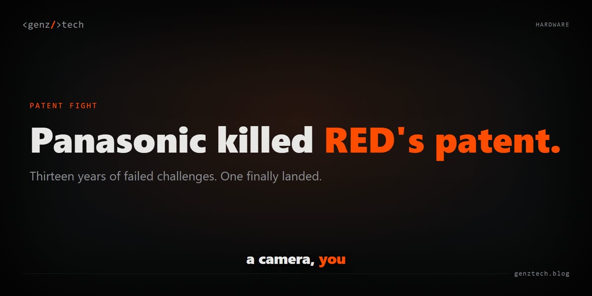 Japan's court kills RED's compressed RAW patent