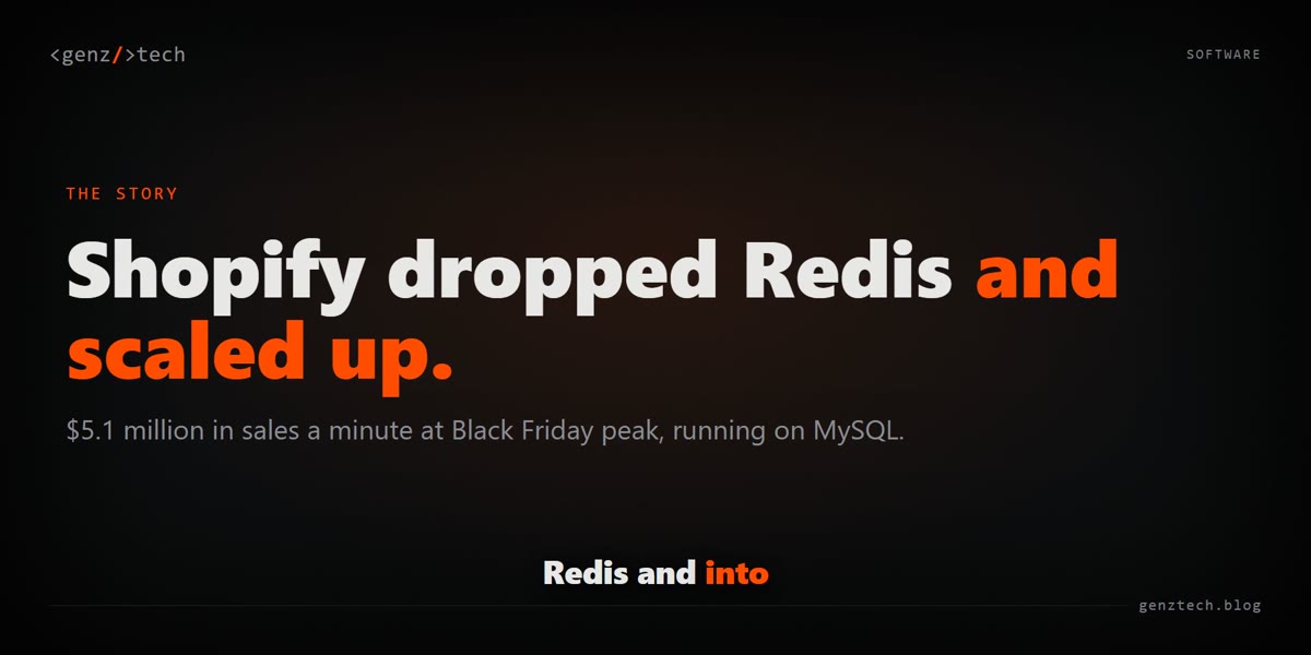 Why Shopify moved checkout off Redis