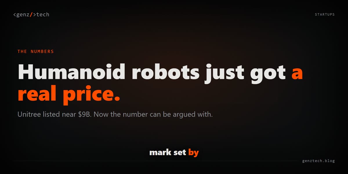 Unitree's $9B humanoid robot IPO, explained