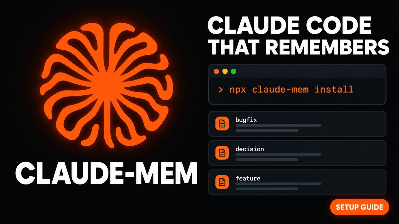 How to Give Claude Code a Memory with Claude-Mem — install command and what it does