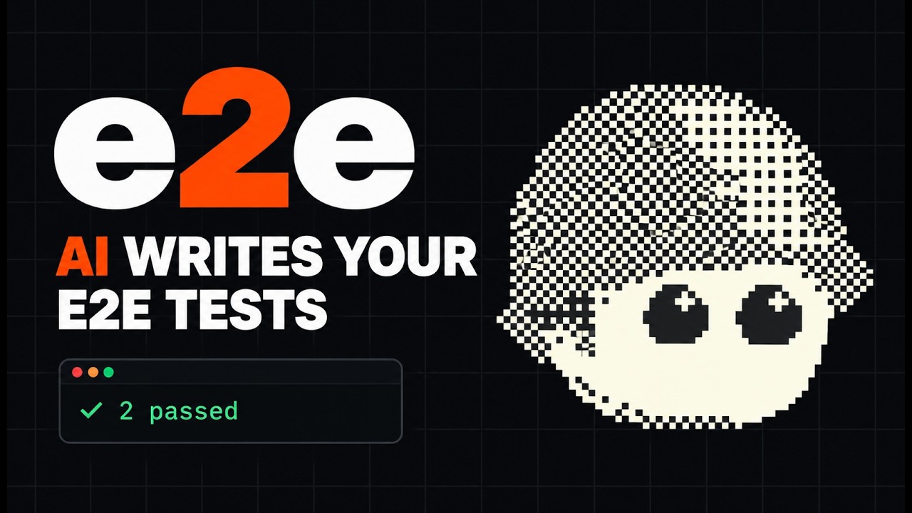 How to Write AI-Driven End-to-End Tests with e2e — install command and what it does