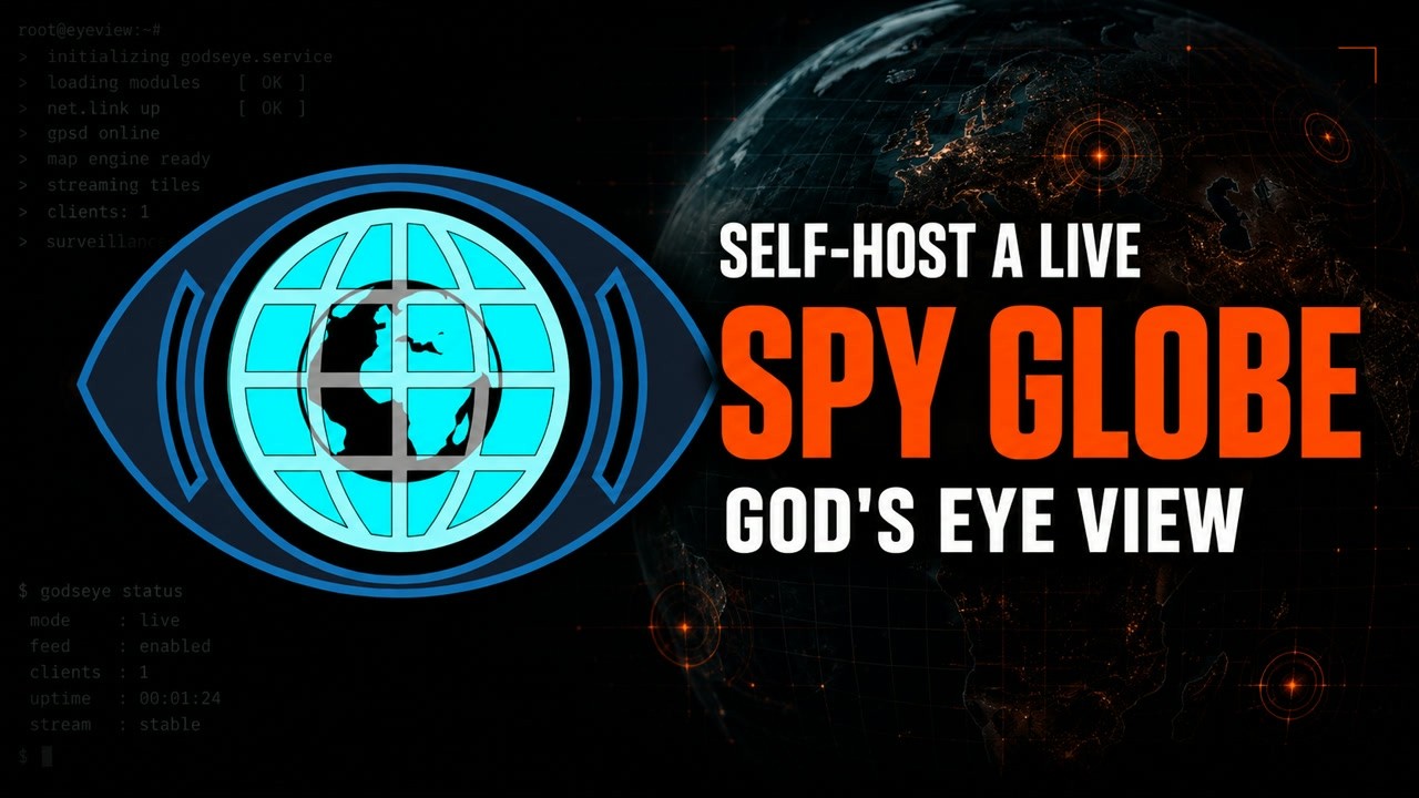 God's Eye View Setup: Self-Host the Live 3D Spy Globe — install command and what it does