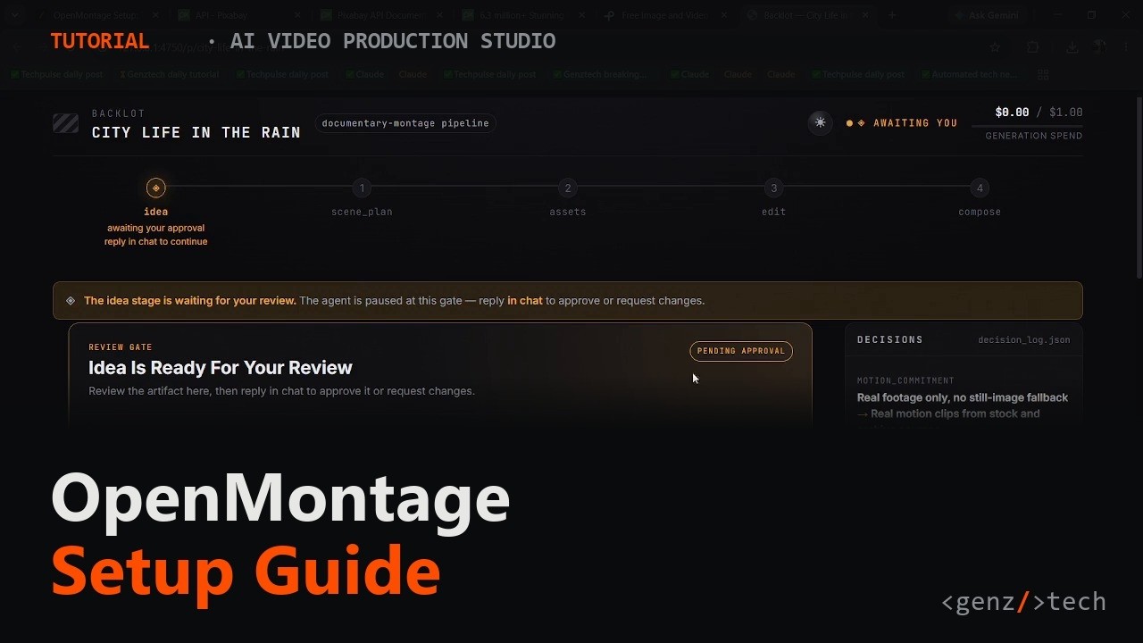 OpenMontage Setup: Turn Your AI Agent Into a Video Studio — install command and what it does