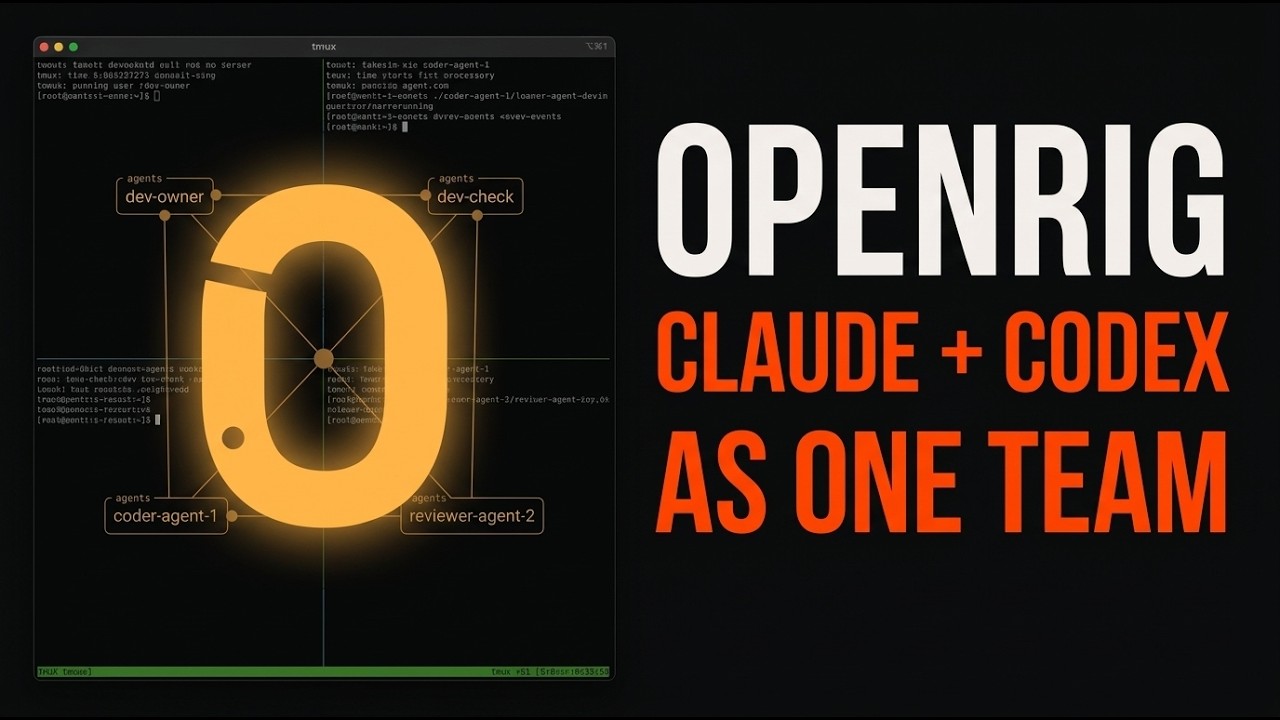 OpenRig Setup: Run Claude Code and Codex as One Team — install command and what it does