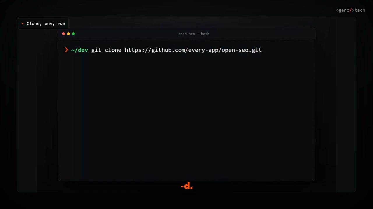 OpenSEO Setup: Self-Host an Open Source SEO Tool — install command and what it does